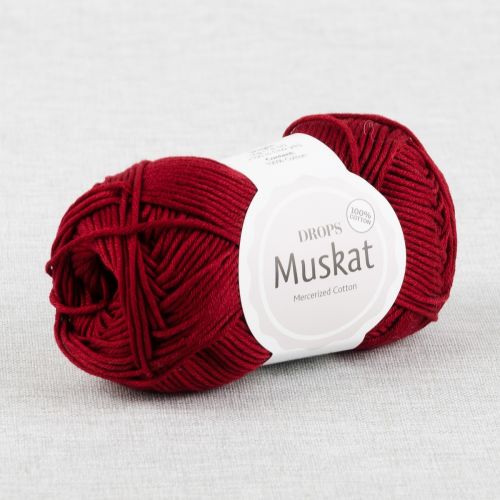 DROPS MUSKAT UNI COLOUR - BORDEAUX 41