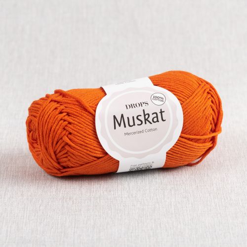 DROPS MUSKAT - 49 ORANGE FONCÉ