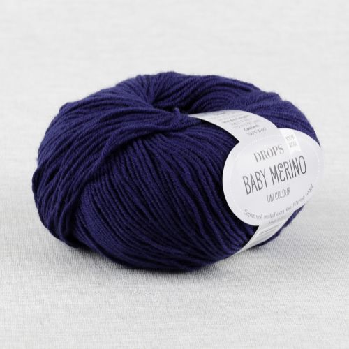 DROPS BABY MERINO UNI COLOUR - BLEU 30