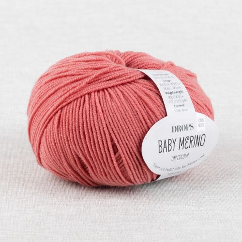 DROPS BABY MERINO UNI COLOUR - ROSÉ THÉ 46