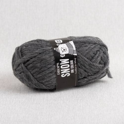 DROPS SNOW - 14 GRIS FONCÉ