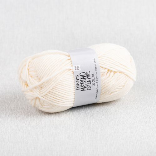 DROPS MERINO EXTRA FINE - 01 NATUREL