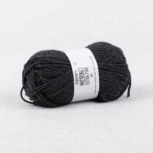 DROPS MERINO EXTRA FINE - 03 GRIS FONCÉ