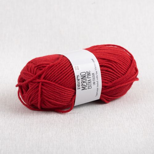 DROPS MERINO EXTRA FINE - 11 ROUGE