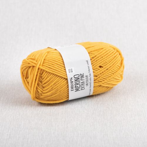 DROPS MERINO EXTRA FINE - 30 MOUTARDE