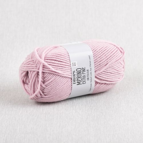 DROPS MERINO EXTRA FINE - 40 ROSE POUDRÉ