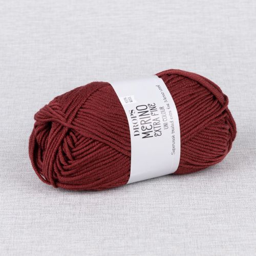 DROPS MERINO EXTRA FINE - 48 BORDEAUX