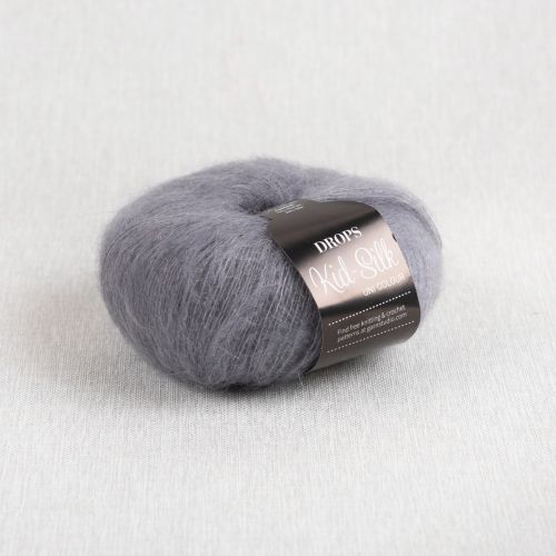 DROPS KID-SILK - 10 GRIS