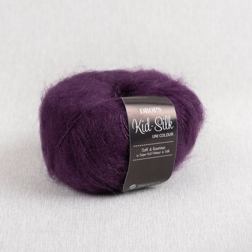 DROPS KID-SILK - 16 VIOLET FONCÉ