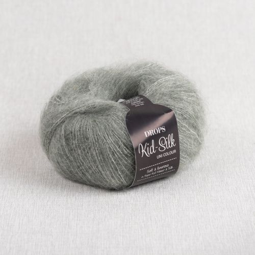DROPS KID-SILK - 34 VERT SAUGE