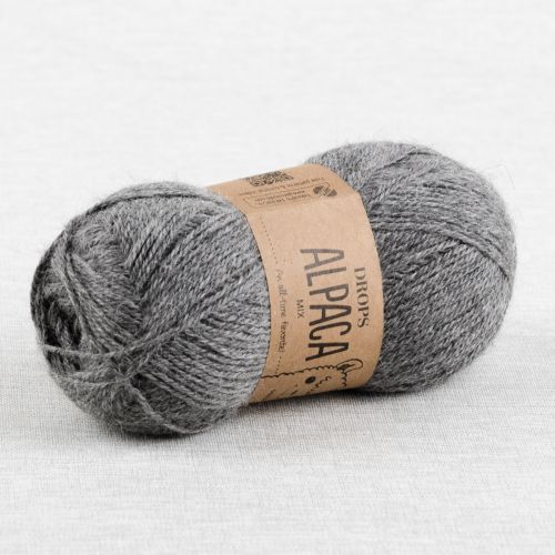 DROPS ALPACA MIX - GRIS MOYEN 517