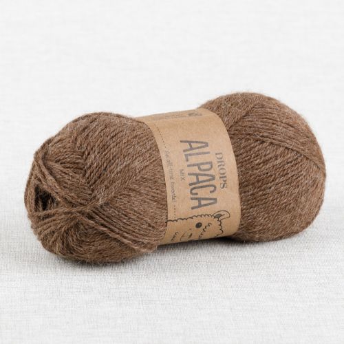 DROPS ALPACA MIX - BRUN CLAIR 607