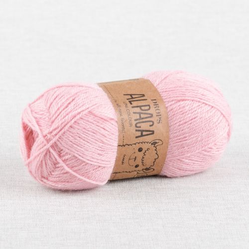 DROPS ALPACA UNI COLOUR - ROSE CLAIR 3140