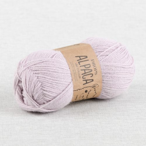 DROPS ALPACA UNI COLOUR - GRIS PERLE LAVENDE4010