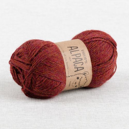 DROPS ALPACA MIX - LIE DE VIN 5565