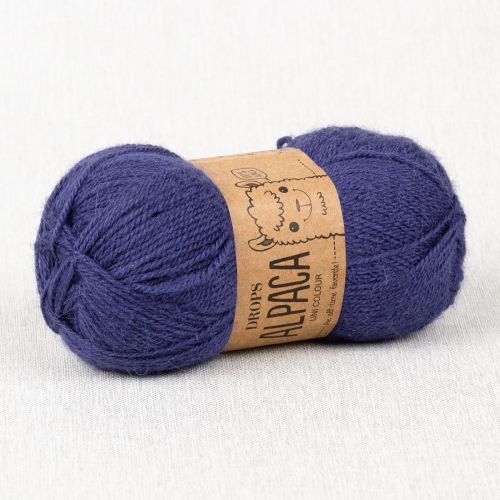 DROPS ALPACA UNI COLOUR - BLEU ROI 6790