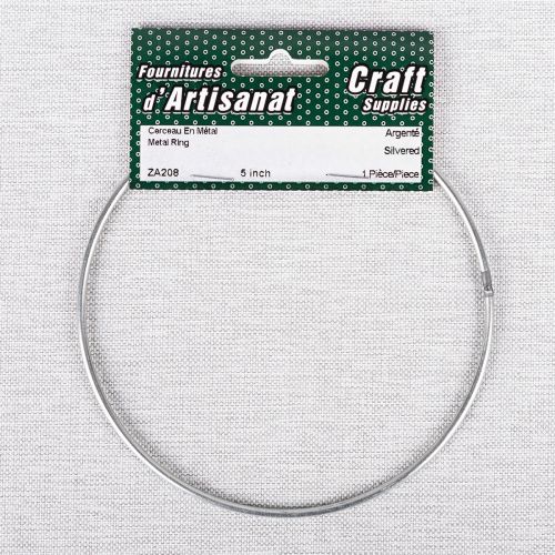 ANNEAU DE METAL 5 PO - ARGENT