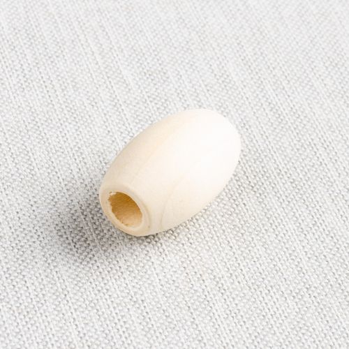 BILLE EN BOIS BARIL 20 MM X 30 MM - NATUREL NON VERNIS