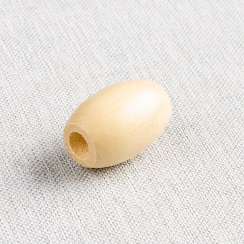 BILLE EN BOIS BARIL 20 MM X 30 MM -  NATUREL