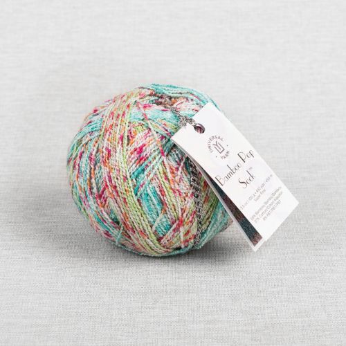 UNIVERSAL YARN BAMBOO POP SOCK - 404 FLEURS SAUVAGES