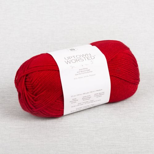 UNIVERSAL YARN UPTOWN WORSTED - 312 ROUGE AUTO DE COURSE