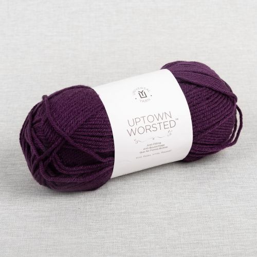 UNIVERSAL YARN UPTOWN WORSTED - 320 AUBERGINE