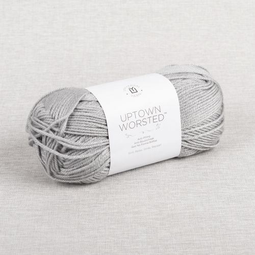 UNIVERSAL YARN UPTOWN WORSTED - 322 GRIS ARGENT
