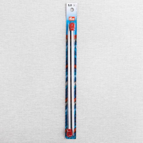 AIGUILLES À TRICOTER PRYM DROITES EN ALUMINIUM - 25CM 5MM