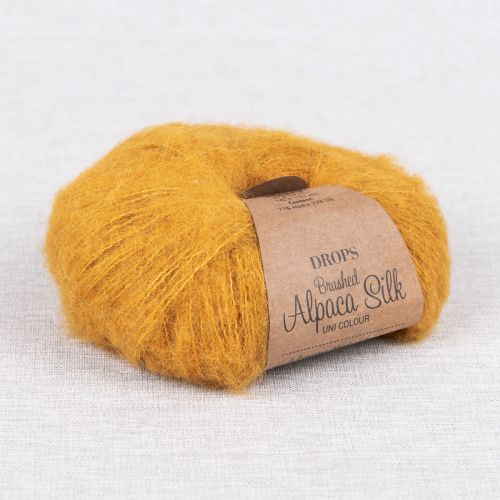 DROPS BRUSHED ALPACA SILK CURRY 19