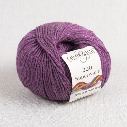 CASCADE 220 SUPERWASH WORSTED - 0295 PETUNIA HEATHER