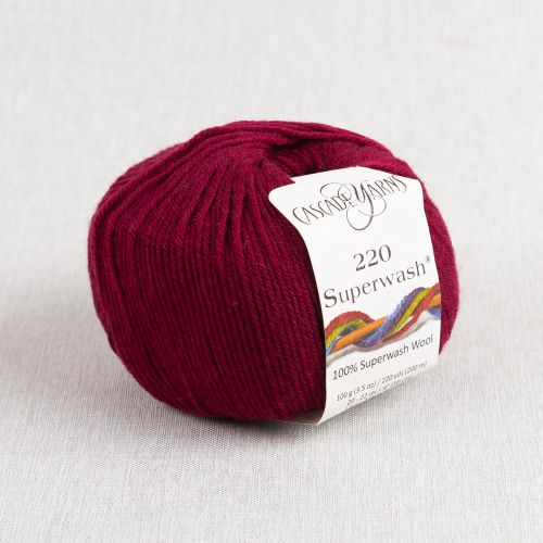 CASCADE 220 SUPERWASH WORSTED - 0879 VERRY BERRY