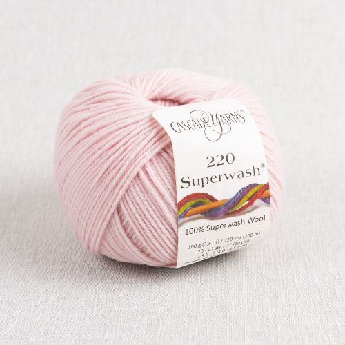 CASCADE 220 SUPERWASH WORSTED - 0902 SOFT PINK