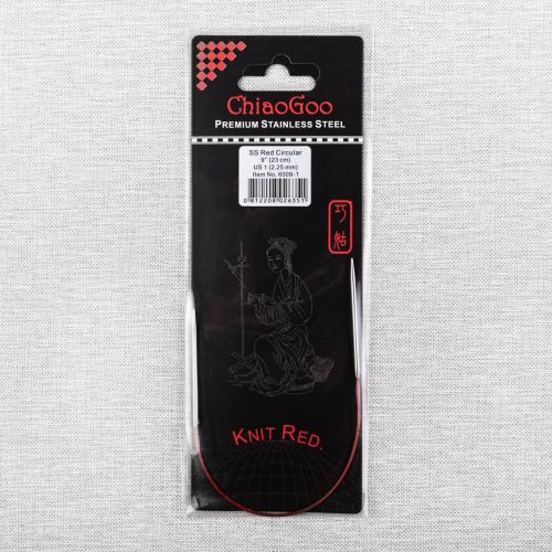 AIGUILLES CHIAOGOO CIRCULAIRES 23CM-9PO 2.25MM