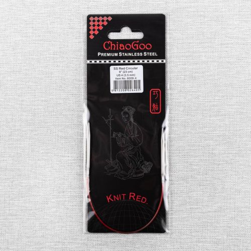 AIGUILLES CHIAOGOO CIRCULAIRES 23CM-9PO 3.5MM