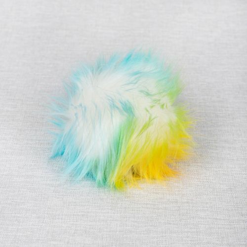 POMPON FAUSSE FOURRURE 12 CM - GÂTEAU DE FÊTE