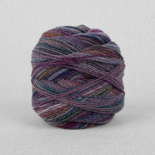 RICO YARNS CREATIVE MELANGE ARAN WONDER BALL - 016 PURPLE RUST MIX