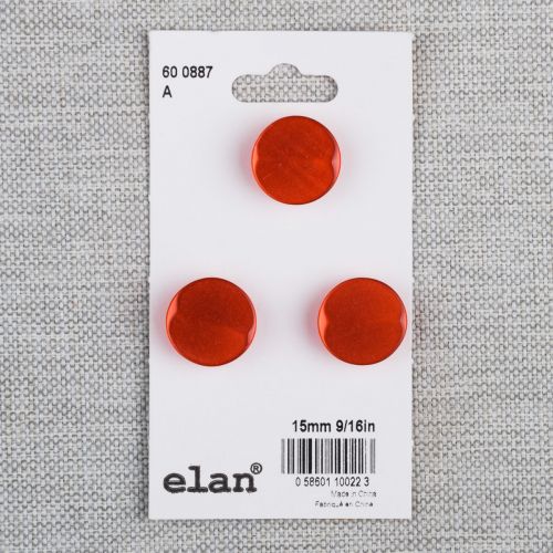 BOUTON ELAN - 15 MM TIGE ROUGE - ENS3