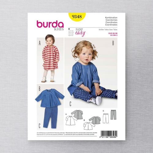 BURDA - 9348 COORDONNÉS POUR ENFANTS