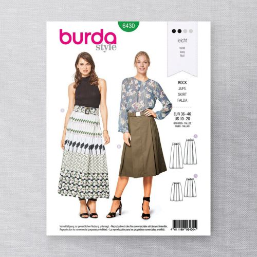 BURDA - 6430 JUPES POUR FEMMES
