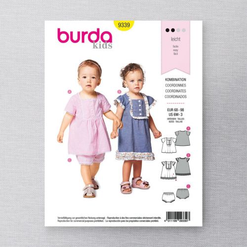BURDA - 9339 COORDONNÉS POUR BÉBÉS ET ENFANTS