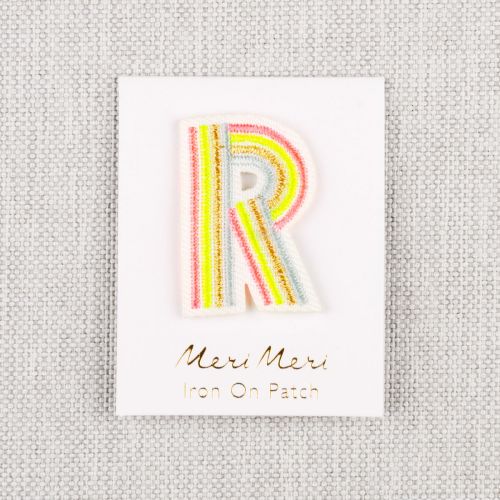 APPLIQUÉ MERI MERI LETTRE R