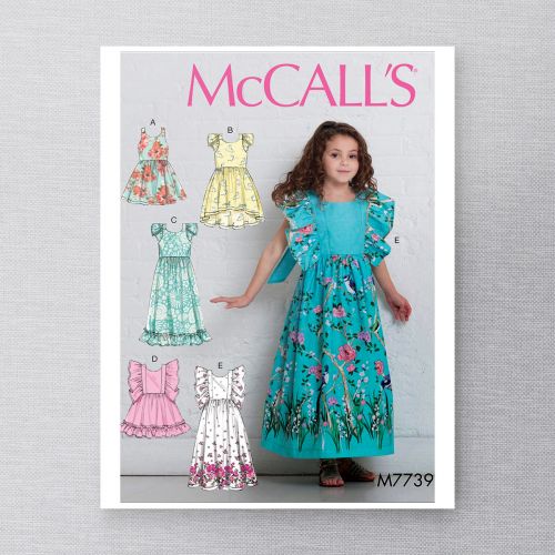MCCALLS - M7739 ROBES PLISSÉES POUR ENFANT