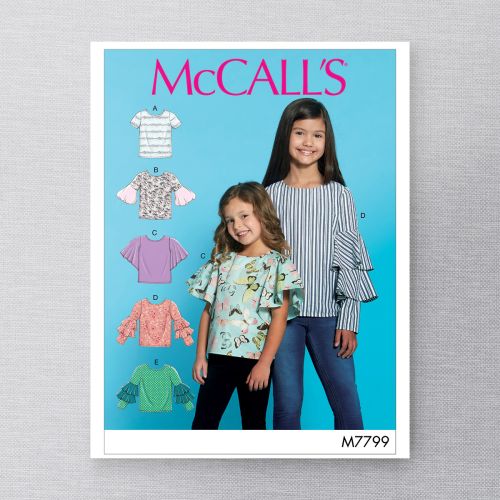 MCCALLS - M7799 HAUTS POUR ENFANTS - 3-6