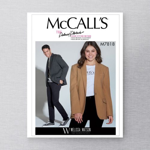 MCCALLS - M7818 VESTE DOUBLÉE UNISEXE