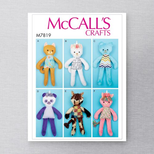 MCCALLS - M7819 JOUETS EN PELUCHE