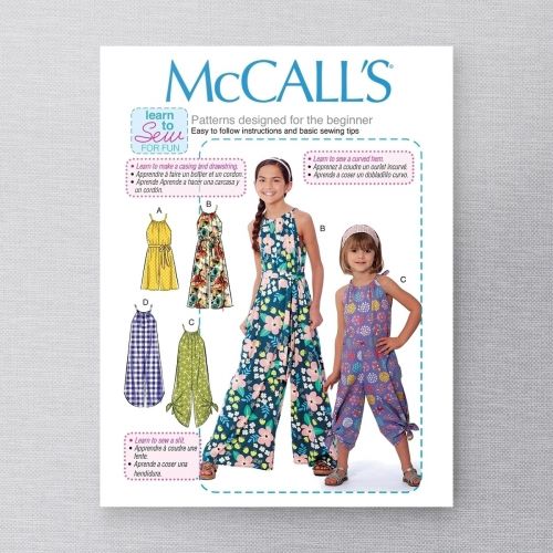 MCCALLS - M7917 BARBOTEUSE ET COMBINAISONS POUR ENFANTS / ADO