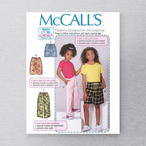MCCALLS - M7966 SHORT ET PANTALONS POUR ENFANT / ADO