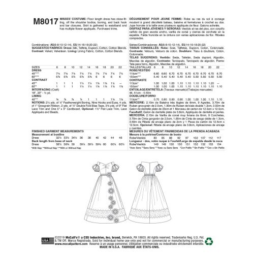 M8017-E5 - DÉGUISEMENT - ROBE POUR FEMMES