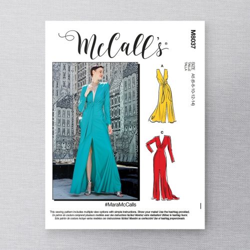 MCCALLS - M8037 ROBES OCCASION SPÉCIAL POUR FEMME