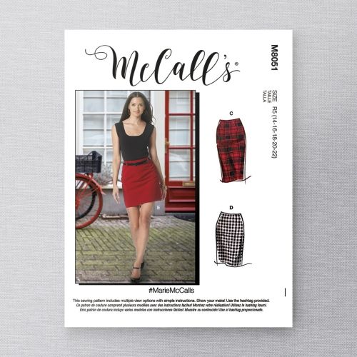 MCCALLS - M8051 JUPES EN CINQ LONGUEURS POUR FEMME